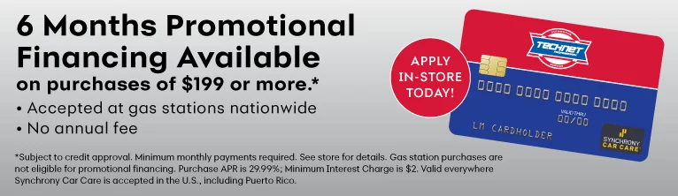 6 months promotional financing available